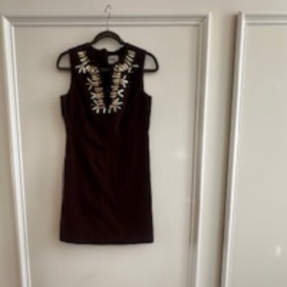 Milly mini brown dress, size 6 - Picture 2 of 3